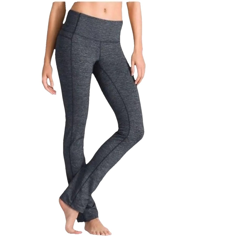 Athleta Straight Up Yoga Pants Dark Gray Athletic Gym Comfort Workout Womens S